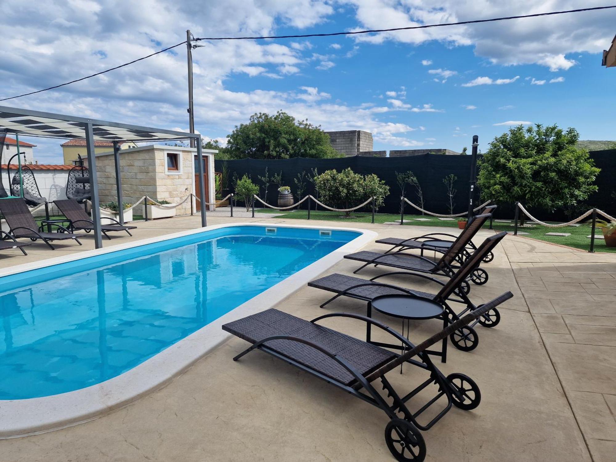 Holiday Home Near Trogir Kaštel Štafilić Kültér fotó